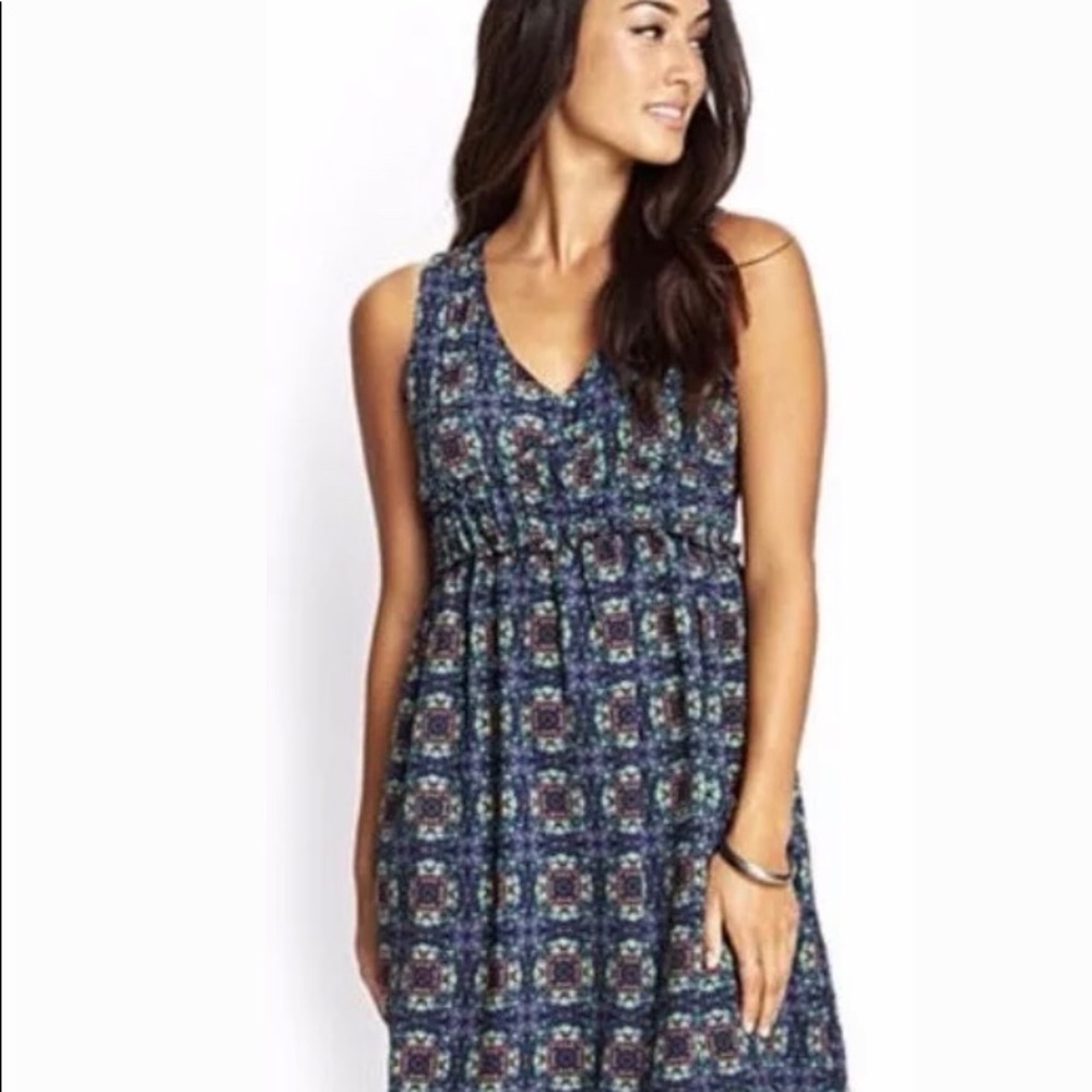 NWT Forever 21 Contemporary Navy Green Dress L